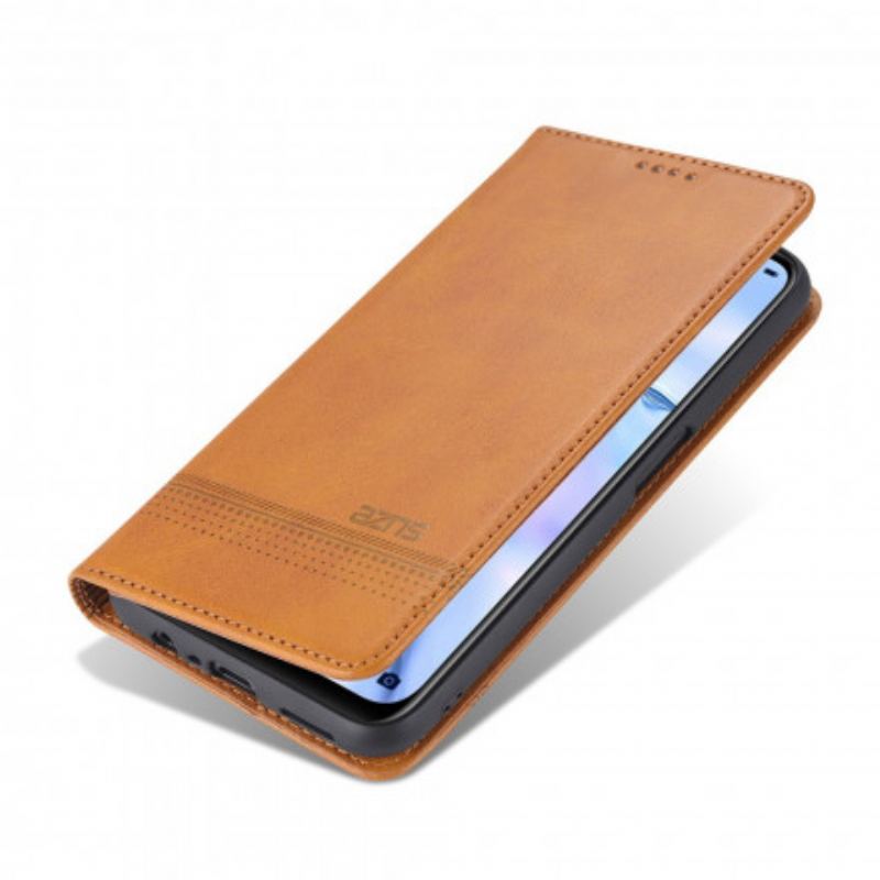Capa De Celular Para Oppo A16 / A16s Flip Estilo De Couro Azns