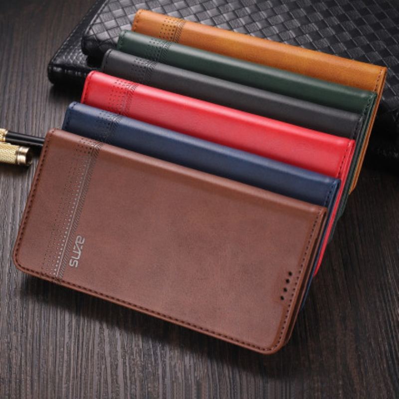 Capa De Celular Para Oppo A16 / A16s Flip Estilo De Couro Azns