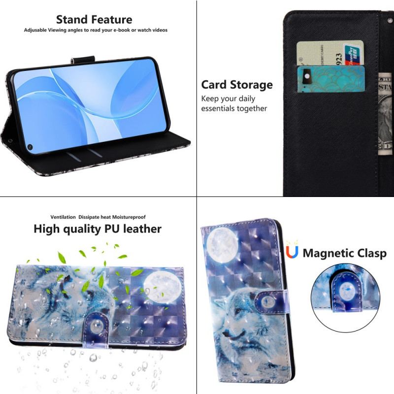 Capa Flip Para Oppo A16 / A16s Heitor. O Lobo