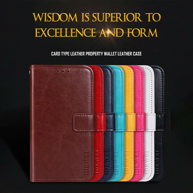 Capa Flip Para Oppo A16 / A16s Imitação De Couro Idewei