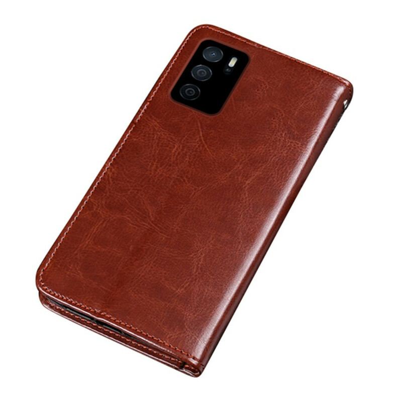 Capa Flip Para Oppo A16 / A16s Imitação De Couro Idewei
