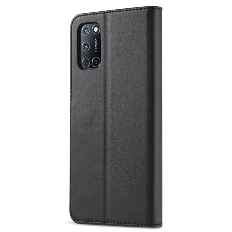 Capa Folio Para Oppo A16 / A16s Lc.imeeke Efeito Couro