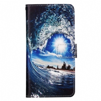 Capa Flip Para Samsung Galaxy S23 Ultra 5G Ama A Onda