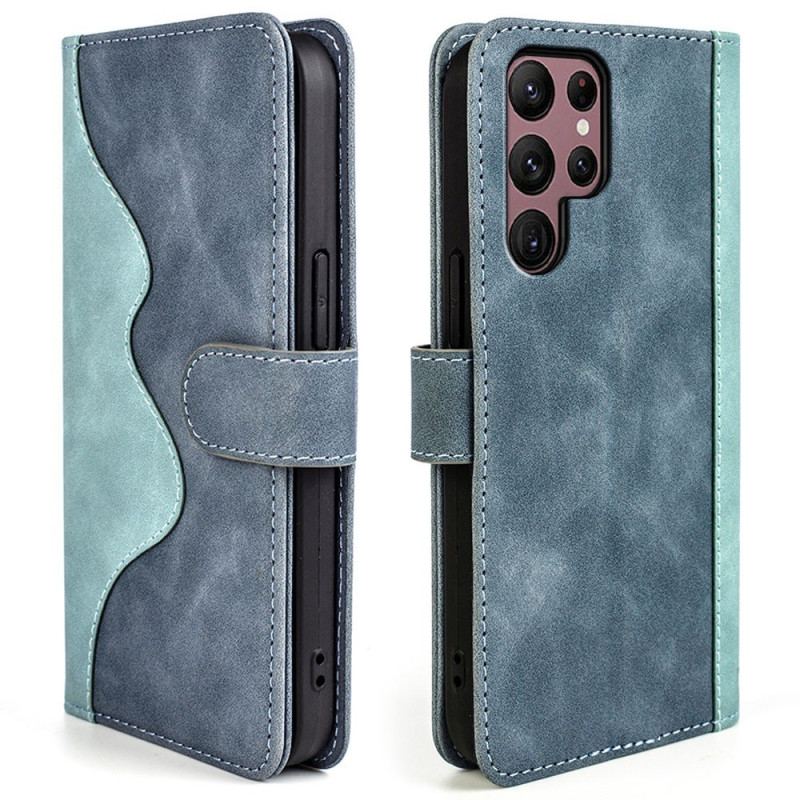 Capa Folio Para Samsung Galaxy S23 Ultra 5G Padrão Gráfico