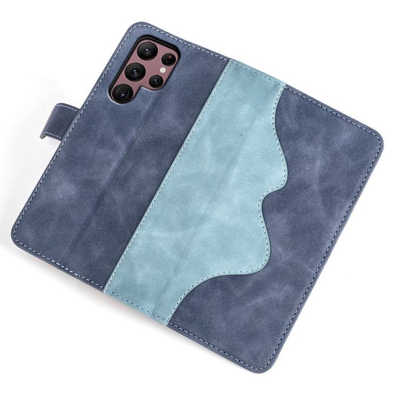 Capa Folio Para Samsung Galaxy S23 Ultra 5G Padrão Gráfico