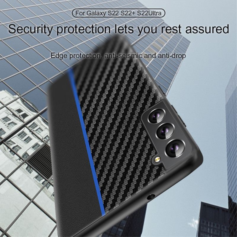 Capa Para Samsung Galaxy S23 Ultra 5G Fibra De Carbono