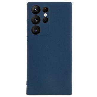 Capa Para Samsung Galaxy S23 Ultra 5G Fosco De Silicone Flexível