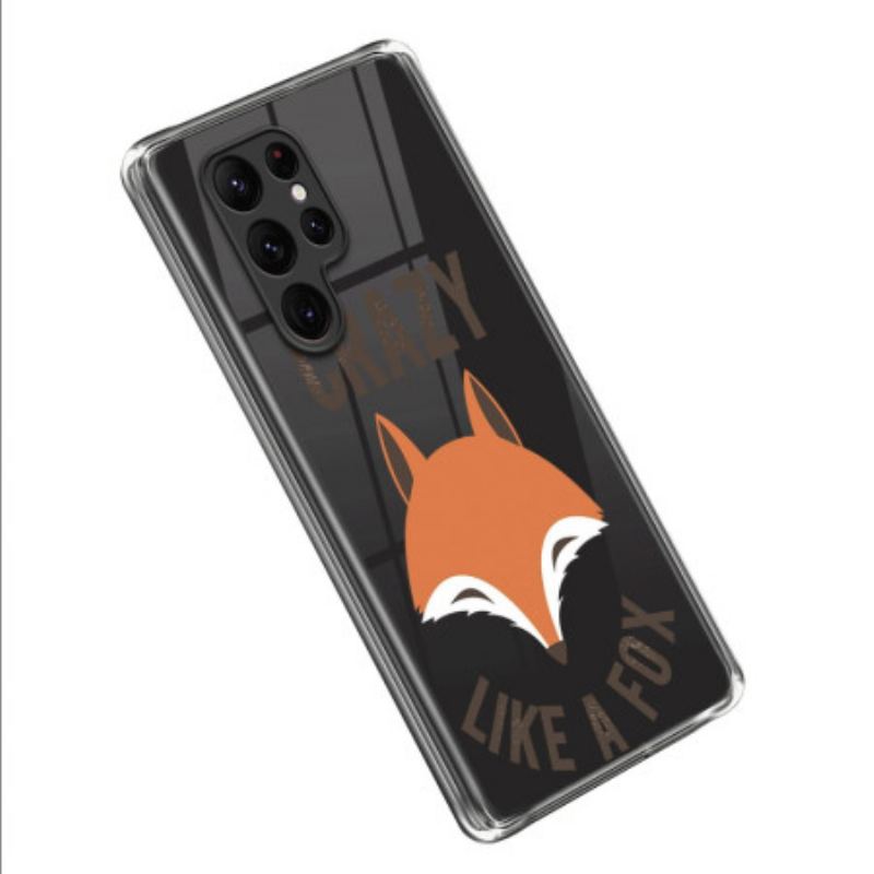 Capa Para Samsung Galaxy S23 Ultra 5G Louco Como Uma Raposa