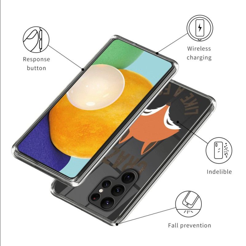 Capa Para Samsung Galaxy S23 Ultra 5G Louco Como Uma Raposa