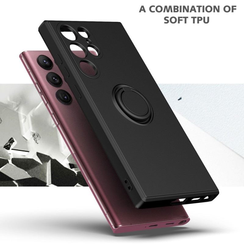 Capa Para Samsung Galaxy S23 Ultra 5G Suporte De Anel Unido