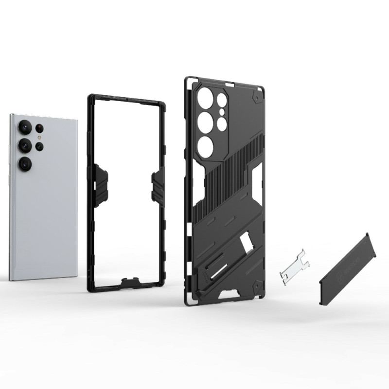 Capa Para Samsung Galaxy S23 Ultra 5G Suporte Vertical E Horizontal