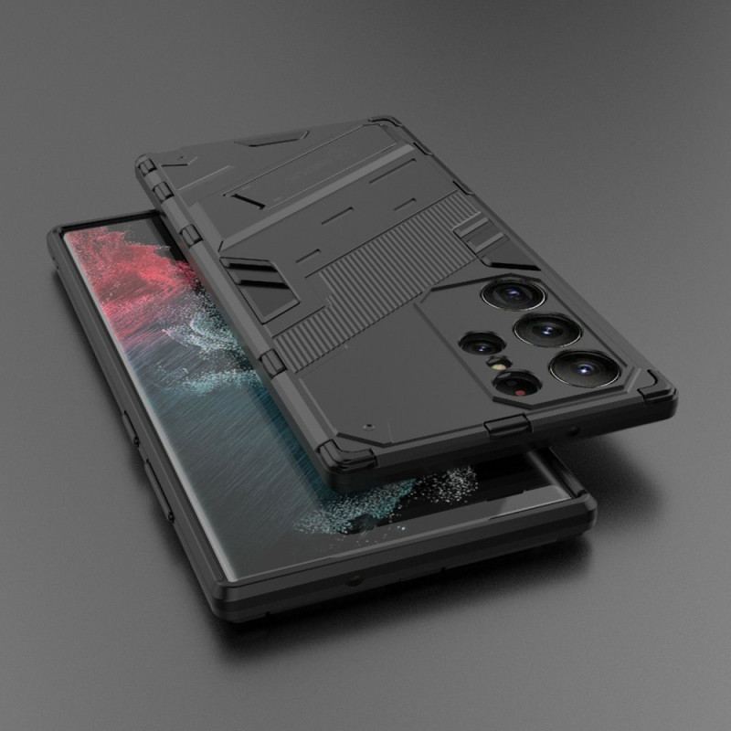 Capa Para Samsung Galaxy S23 Ultra 5G Suporte Vertical E Horizontal