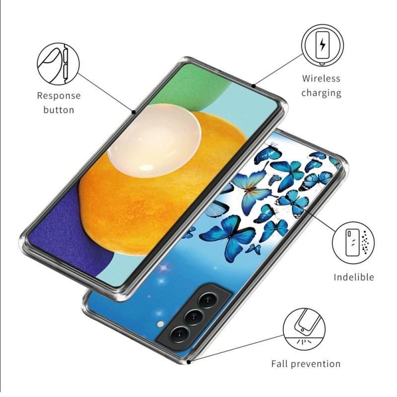 Capa Para Samsung Galaxy S23 Ultra 5G Vôo De Borboletas