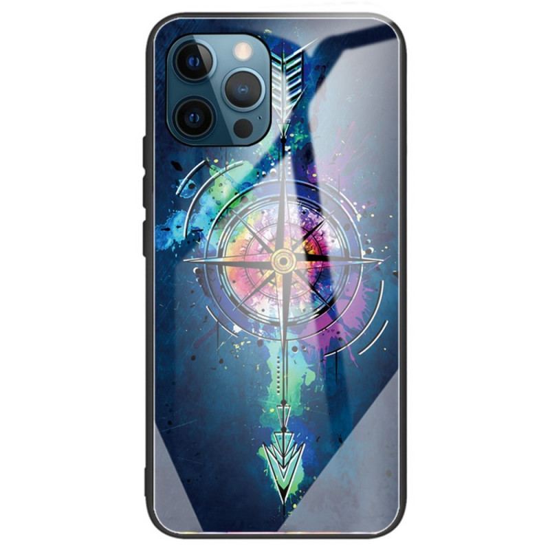 Capa De Celular Para iPhone 14 Pro Max Flecha De Vidro Temperado