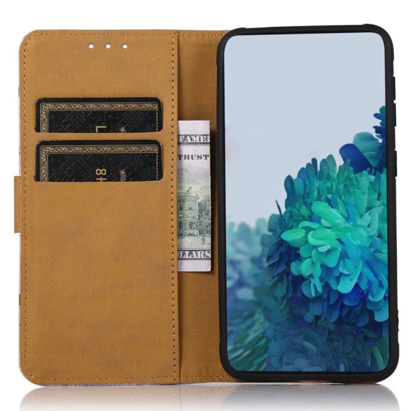 Capa Folio Para iPhone 14 Pro Max Torre Eiffel Do Poeta