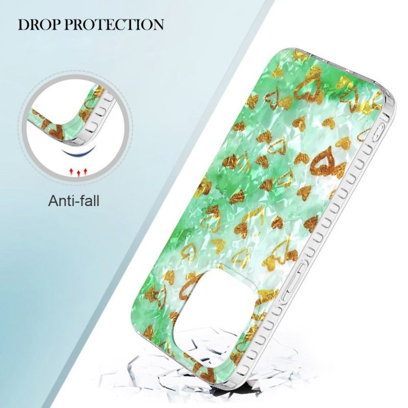 Capa Para iPhone 14 Pro Max Corações Estilosos