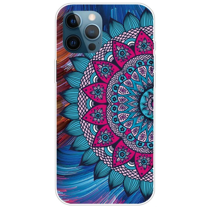 Capa Para iPhone 14 Pro Max Mandala Colorida