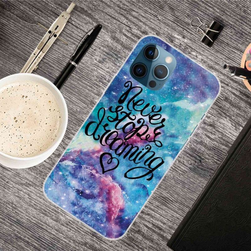 Capa Para iPhone 14 Pro Max Nunca Pare De Sonhar