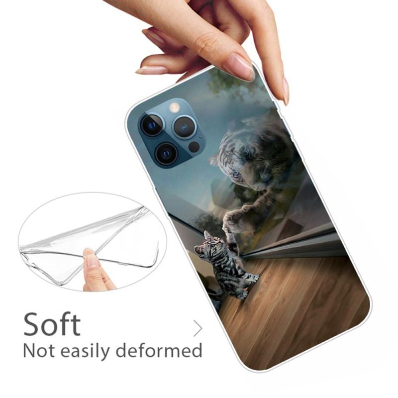 Capa Para iPhone 14 Pro Max Sonho Felino
