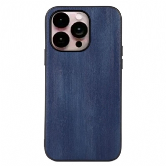Capa Para iPhone 14 Pro Max Textura De Couro