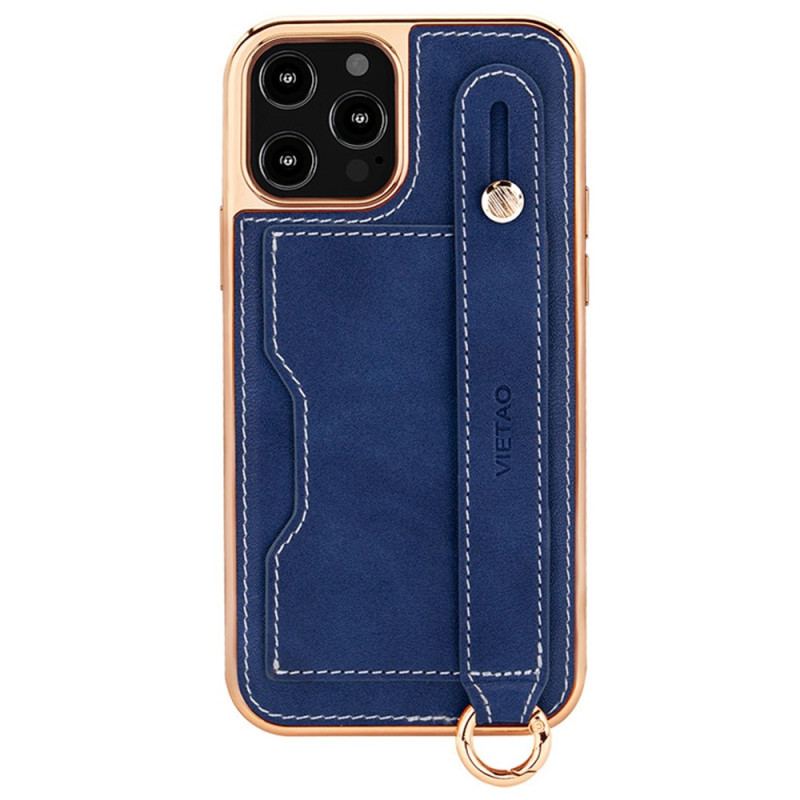 Capa Para iPhone 14 Pro Max Titular Do Cartão Com Alça De Apoio Vietao