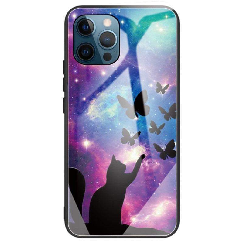 Capa Para iPhone 14 Pro Max Vidro Temperado Star Cat
