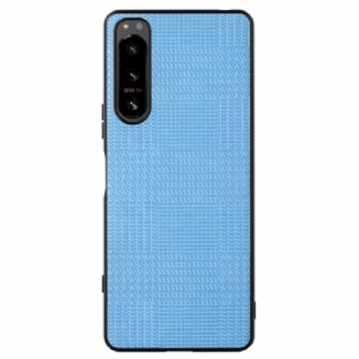 Capa De Celular Para Sony Xperia 10 IV Estilo Tecido Vili