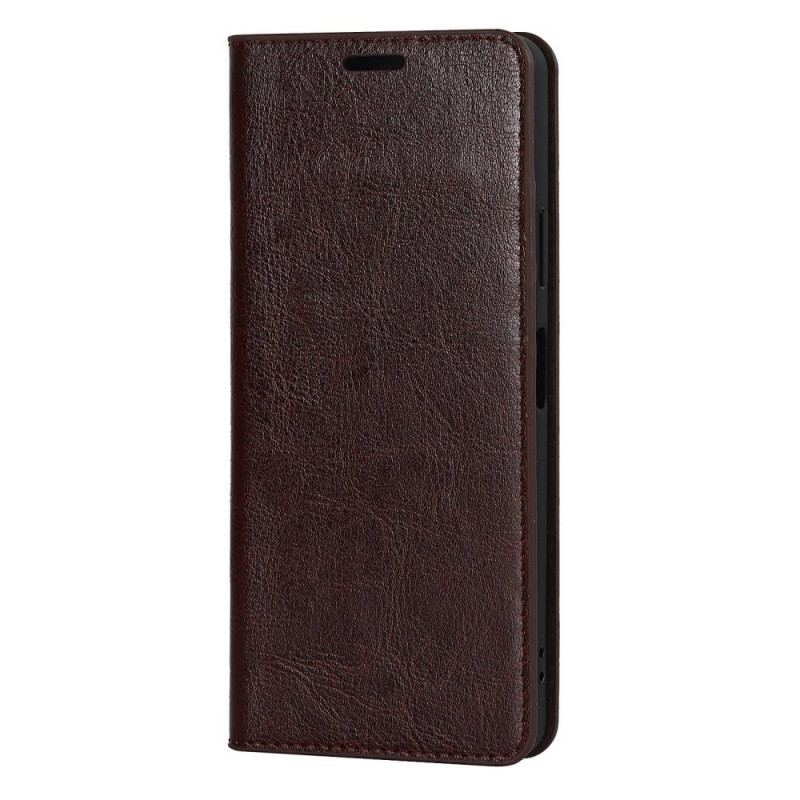 Capa De Celular Para Sony Xperia 10 IV Flip Couro Legitimo
