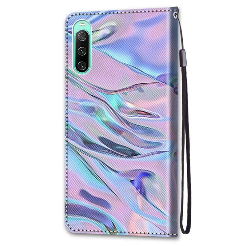 Capa Flip Para Sony Xperia 10 IV Como Tinta