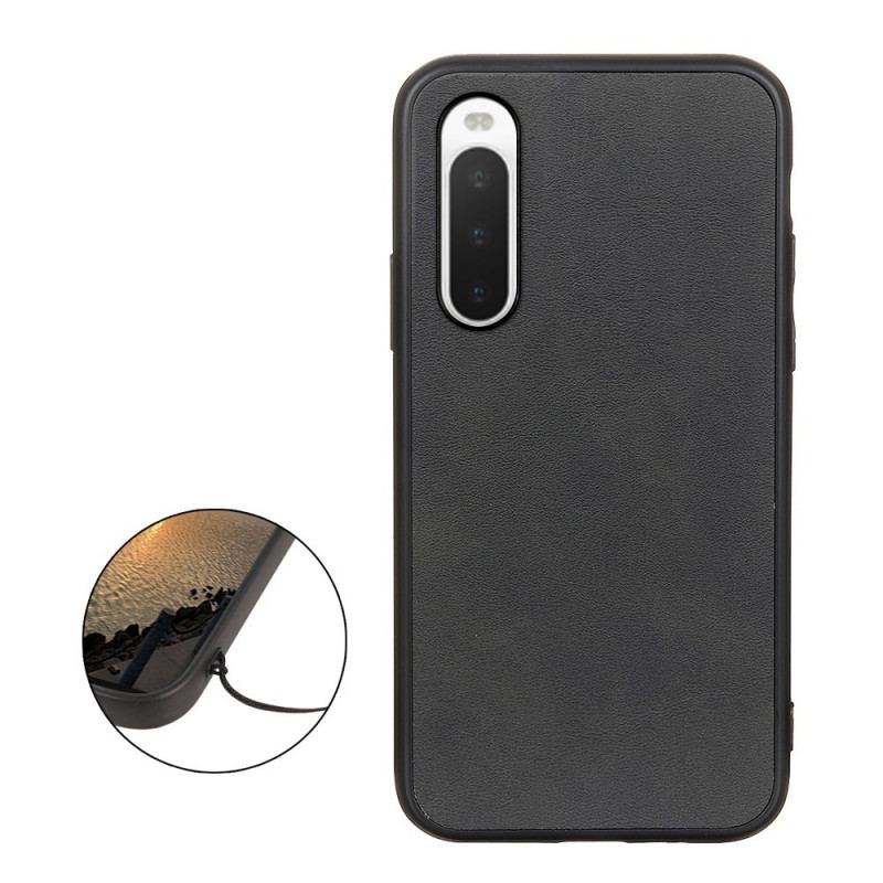Capa Para Sony Xperia 10 IV Couro Sintético Texturizado