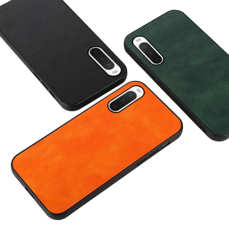Capa Para Sony Xperia 10 IV Estilo Couro Lichia