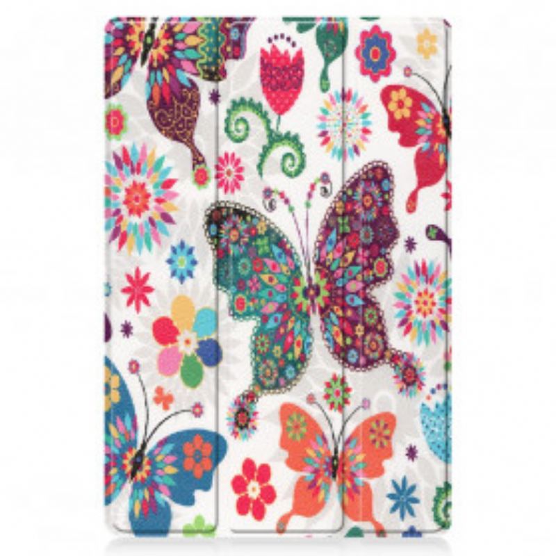 Capa De Celular Para Huawei MatePad 11 (2021) Borboletas E Flores Retrô
