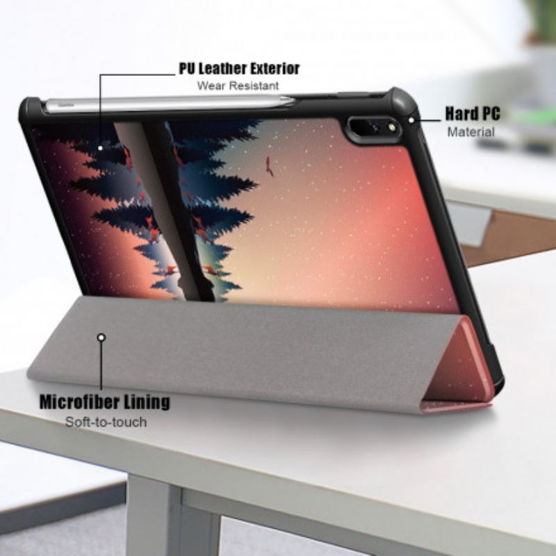 Capa De Celular Para Huawei MatePad 11 (2021) Floresta Reforçada