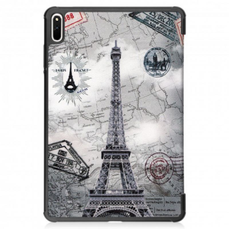 Capa De Celular Para Huawei MatePad 11 (2021) Torre Eiffel Retrô