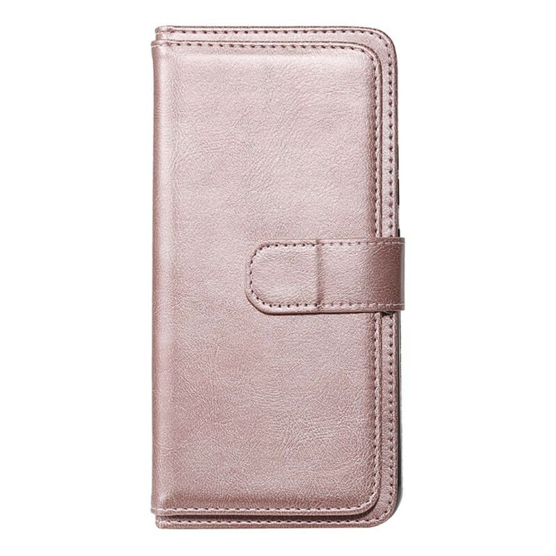 Capa Folio Para Realme C11 Titular De Cartão Multifuncional Para 10