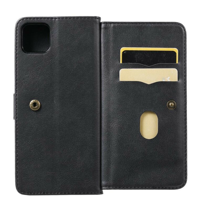 Capa Folio Para Realme C11 Titular De Cartão Multifuncional Para 10