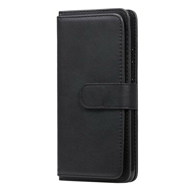 Capa Folio Para Realme C11 Titular De Cartão Multifuncional Para 10