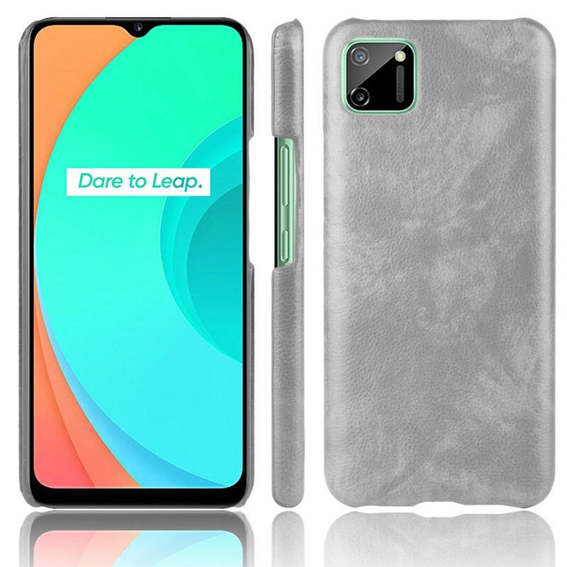 Capa Para Realme C11 Efeito Couro De Desempenho Lichia