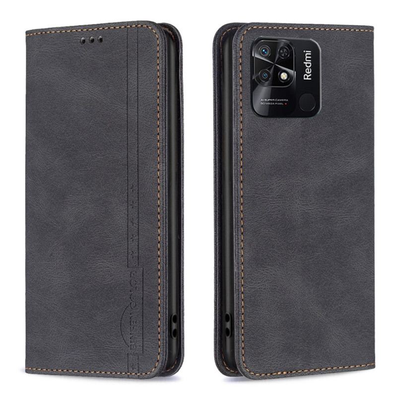 Capa De Celular Para Xiaomi Redmi 10C Flip Cor Binfen