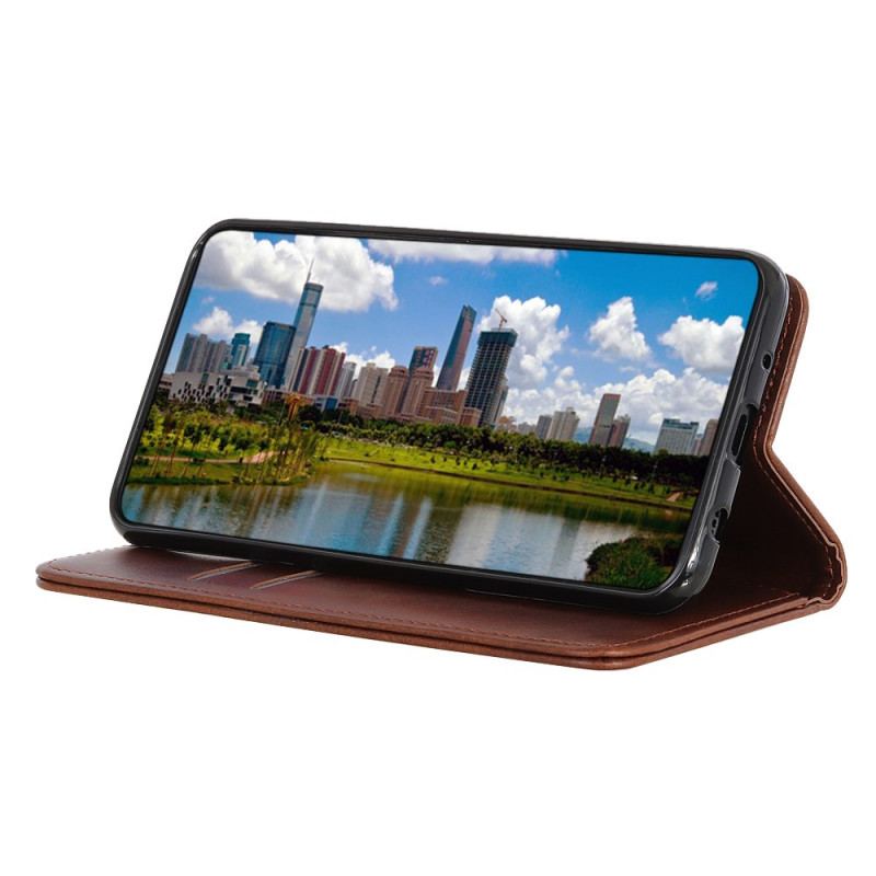 Capa De Celular Para Xiaomi Redmi 10C Flip Couro Rachado