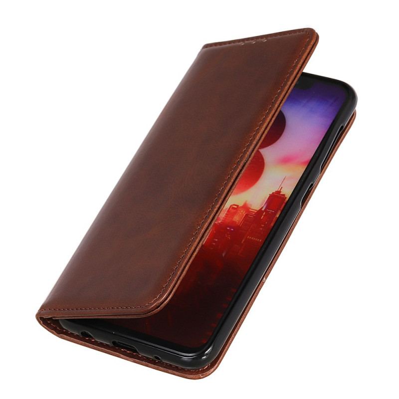 Capa De Celular Para Xiaomi Redmi 10C Flip Couro Rachado