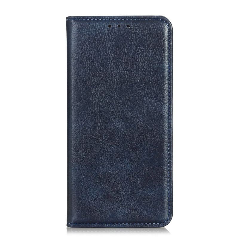 Capa De Celular Para Xiaomi Redmi 10C Flip Lichia Textura De Couro Dividido