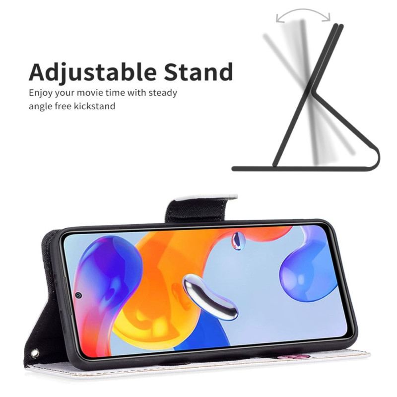 Capa De Couro Para Xiaomi Redmi 10C Panda