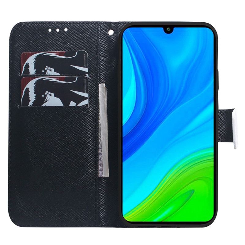 Capa Em Pele Para Xiaomi Redmi 10C Sonho De Cachorrinho