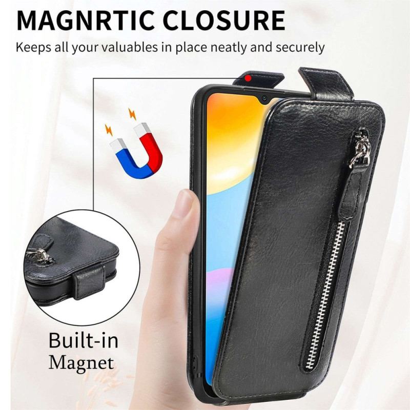 Capa Em Pele Para Xiaomi Redmi 10C Capa Tipo Carteira Flip Flip Vertical Com Carteira