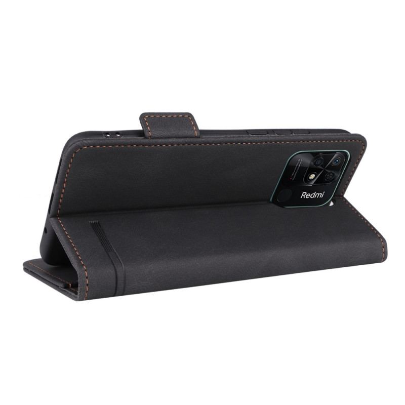 Capa Flip Para Xiaomi Redmi 10C Elegância Sutil