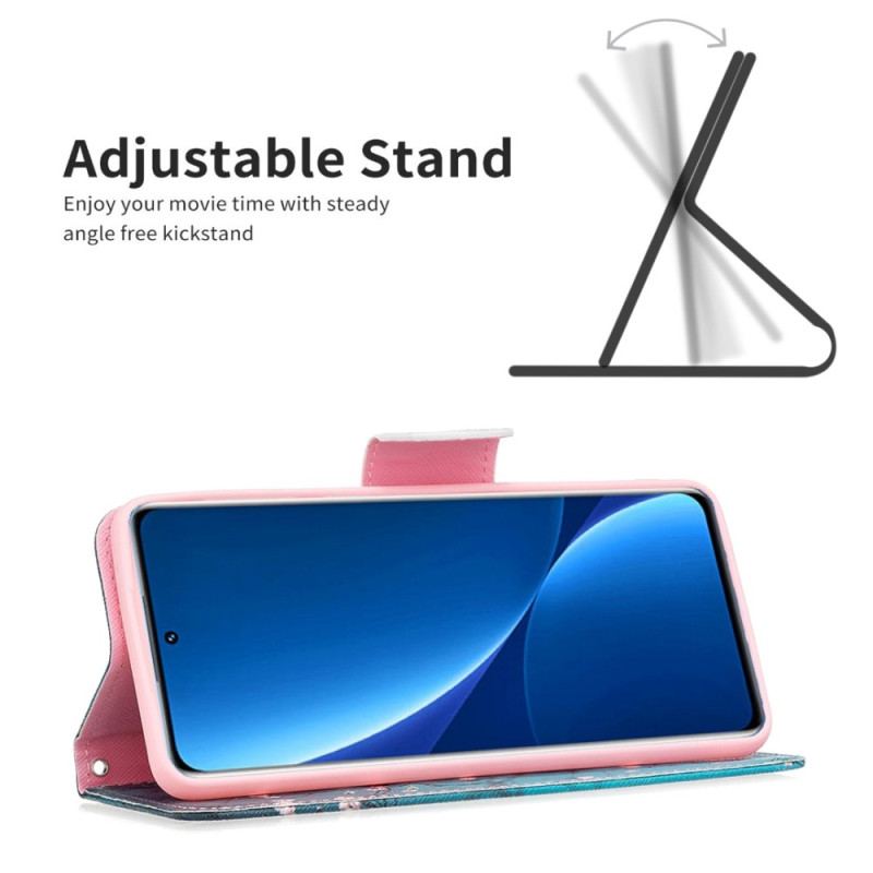 Capa Flip Para Xiaomi Redmi 10C Ramos Floridos