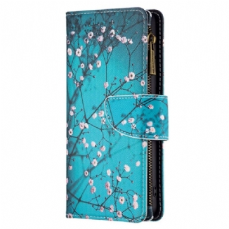 Capa Folio Para Xiaomi Redmi 10C Bolso De Árvore Com Zíper
