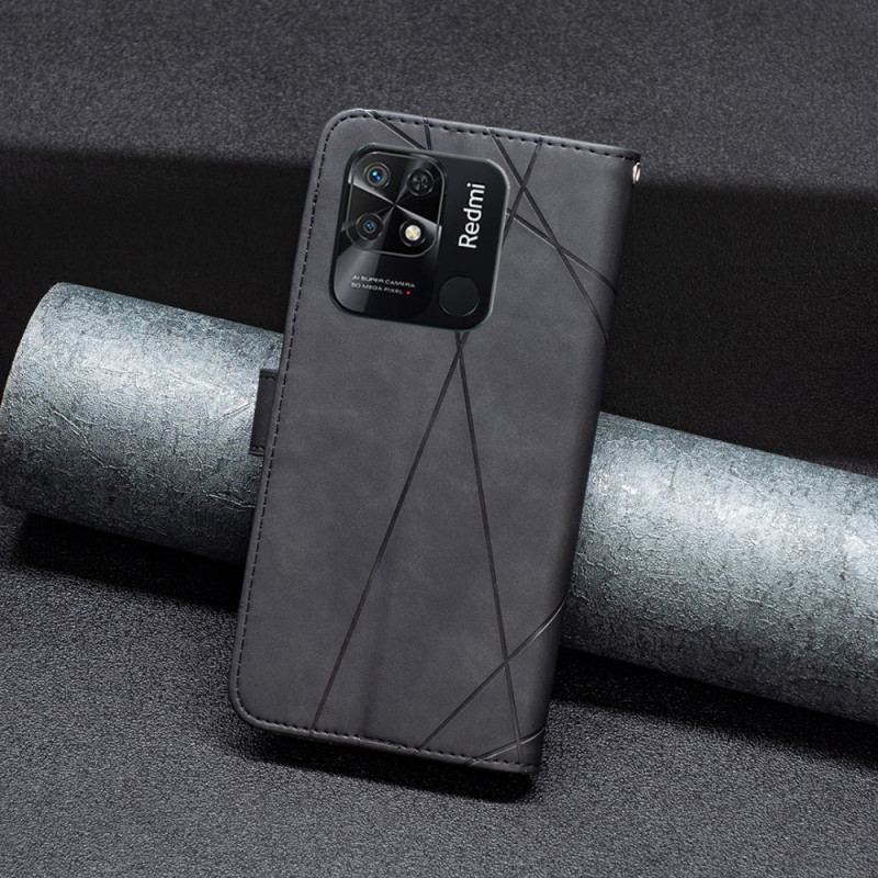 Capa Folio Para Xiaomi Redmi 10C Diamantes Binfen Color
