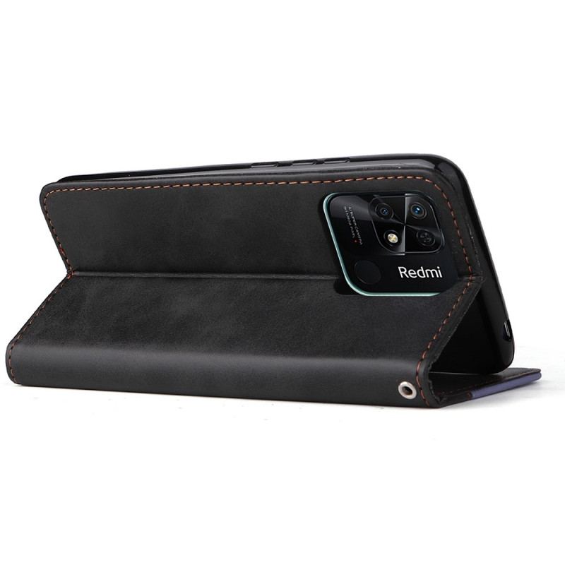 Capa Folio Para Xiaomi Redmi 10C Dois Tons